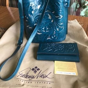 Patricia Nash bag and wallet